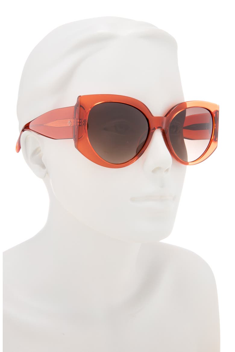 58mm Round Sunglasses, Alternate, color, 0L7Q-HA