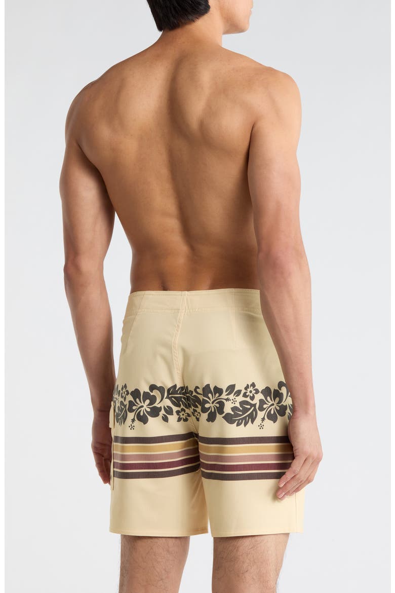 Exotica Swim Shorts, Alternate, color, BUTTER