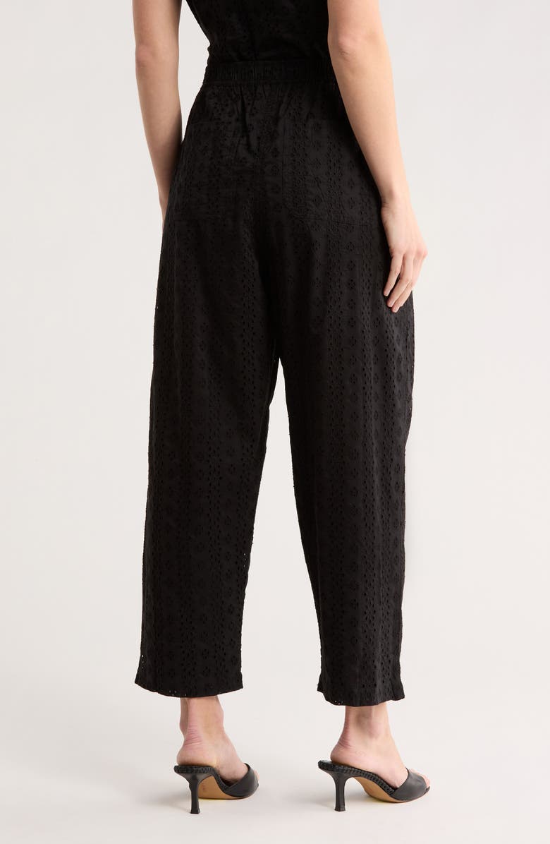 NSR Eyelet Pull-On Pants, Alternate, color, Black