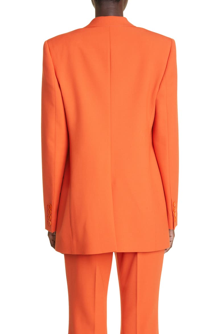 Twill Blazer, Alternate, color, 7510 TANGERINE