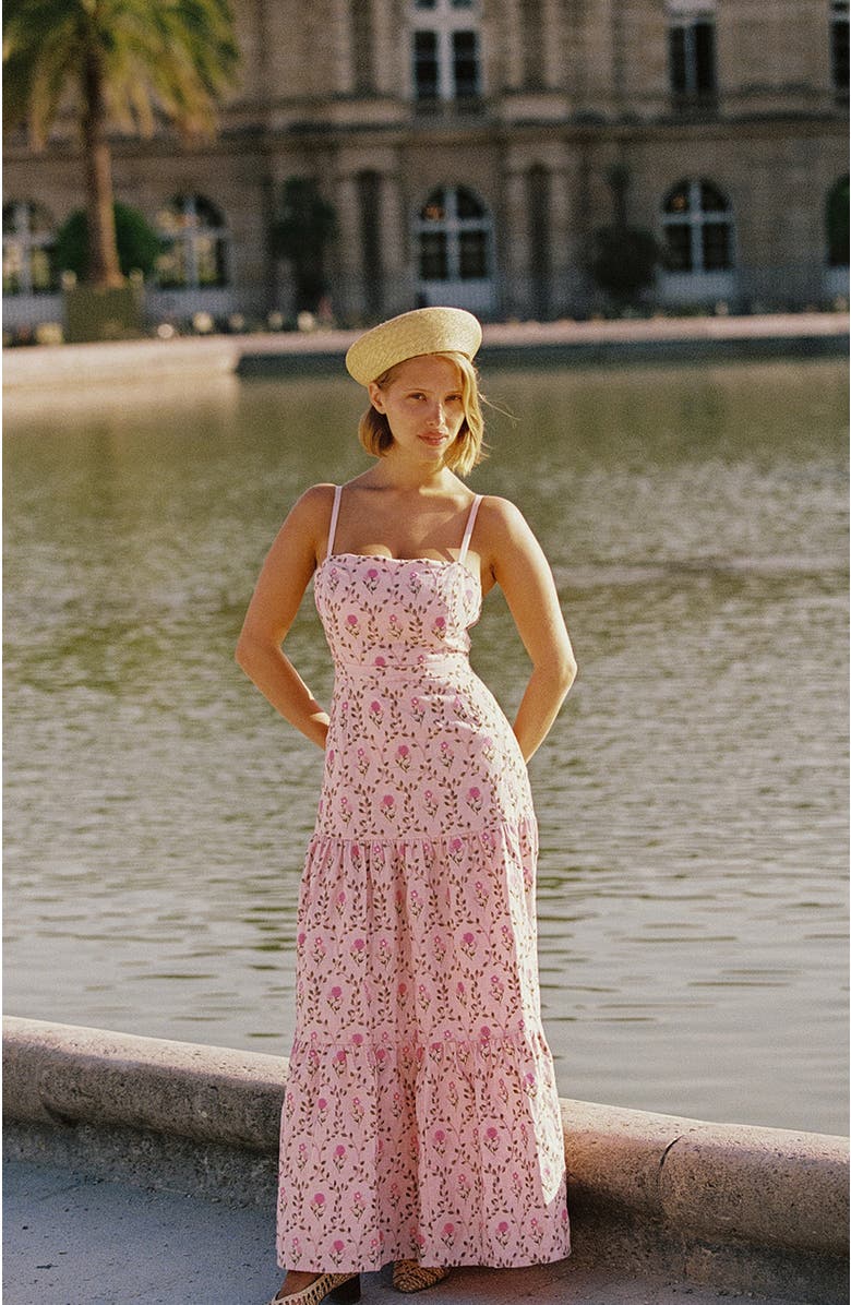 Palm Noosa Kira Dress, Alternate, color, Luxembourg Tile