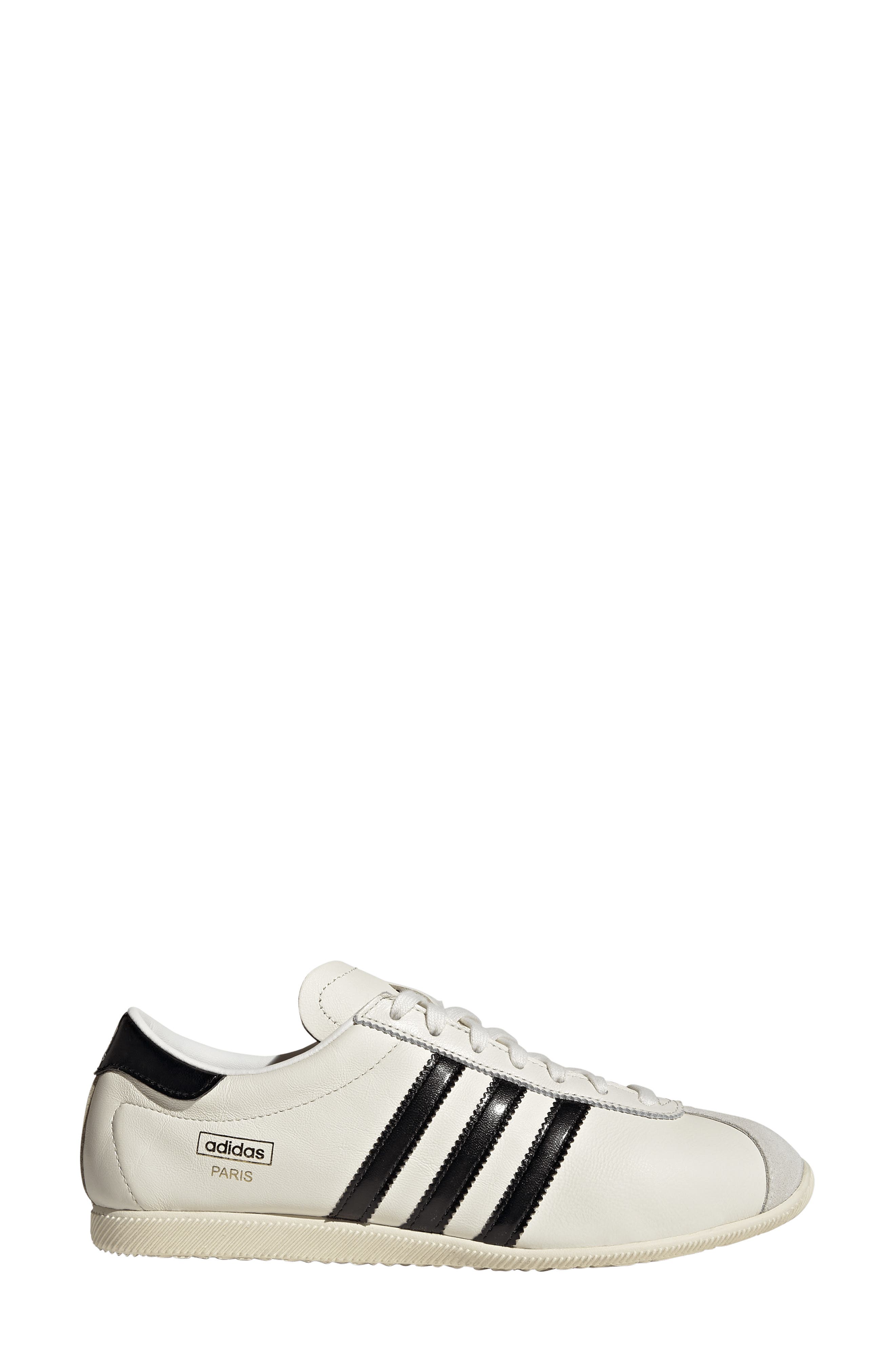 adidas Paris Sneaker, Alternate, color, White/ Black/ Cream White
