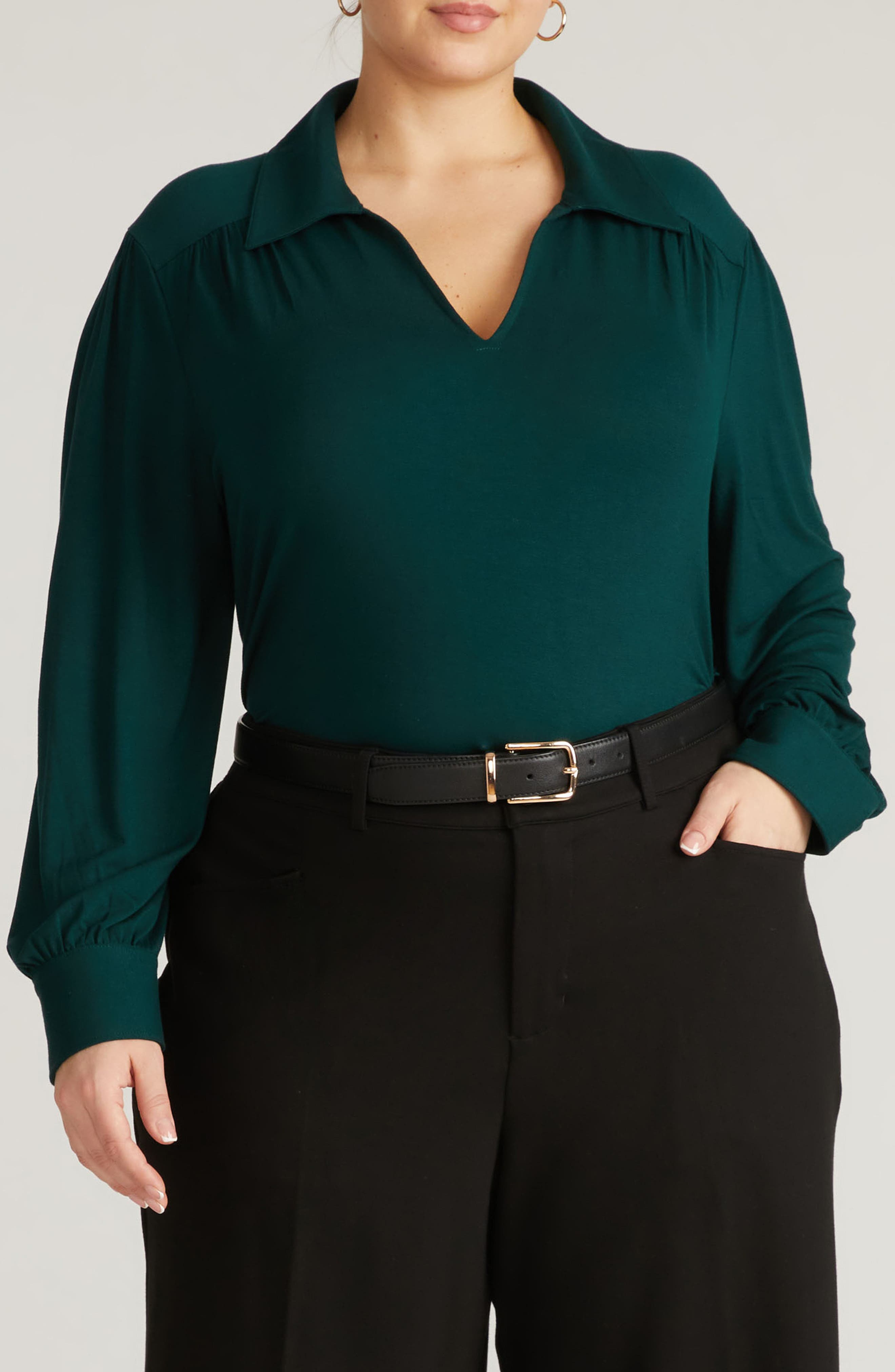 Moore Liquid Jersey Popover Top - image 5