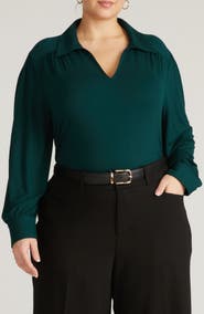 Universal Standard Moore Liquid Jersey Popover Top