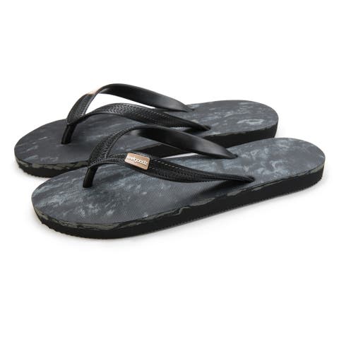 Womens Classicz Remix Natural Rubber Flip Flop Thong Sandals