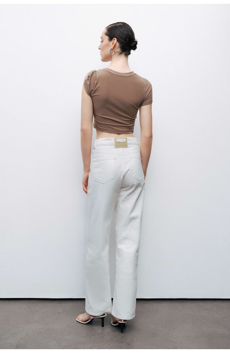 Nocturne Crop Top with Twisted Detail, Alternate, color, 