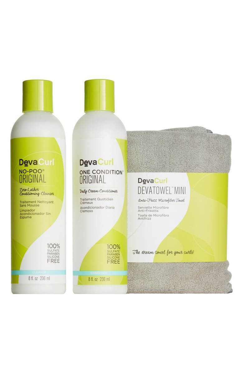DevaCurl How to Quit Shampoo The Cleanse & Condition Curl Kit, Alternate, color, 