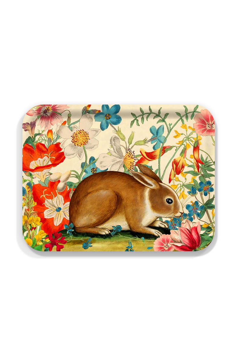 Bunny Maximus Large Rectangular Birchwood Tray - Wood & Melamine, Main, color, Bunny Maximus Tray