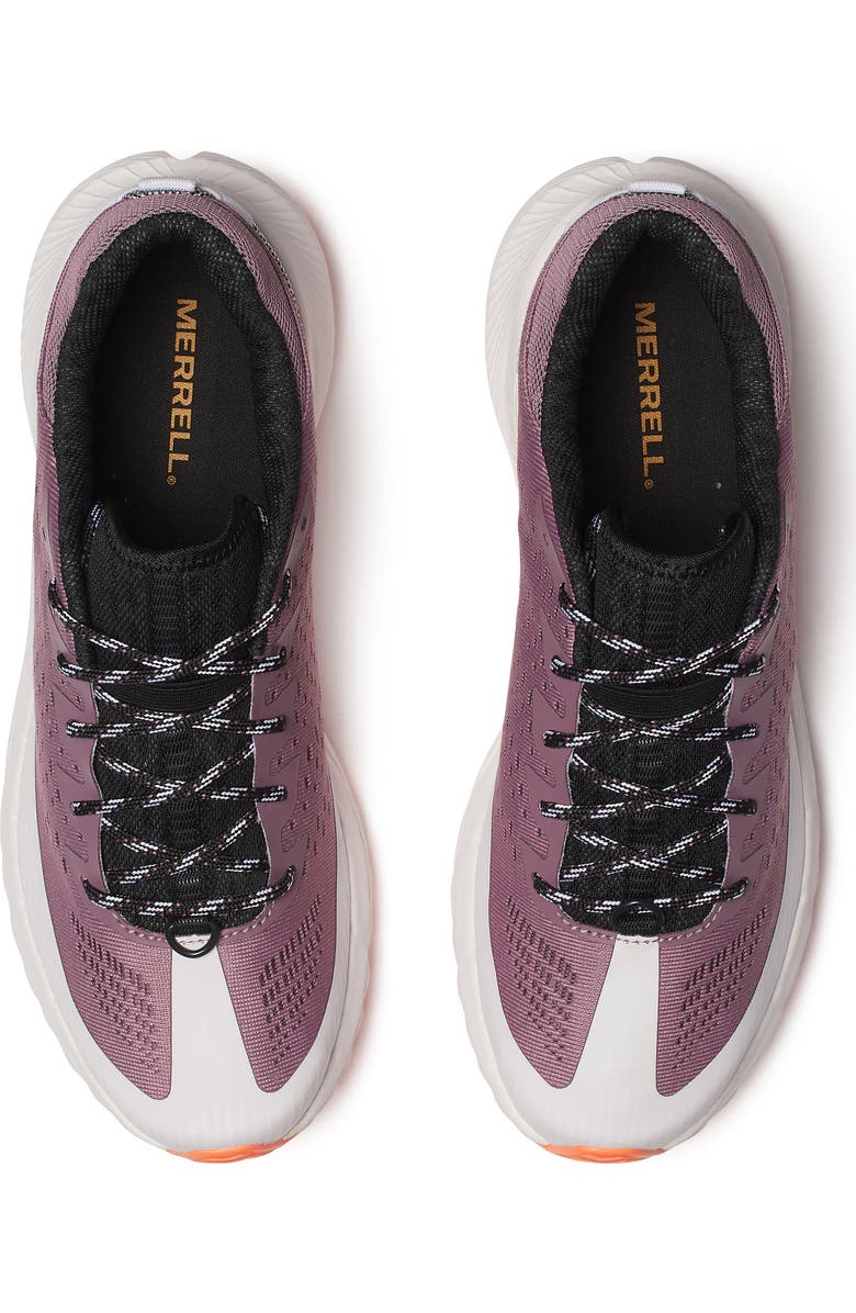 Merrell Agility Peak 5 Running Shoe, Alternate, color, Pale Cherry