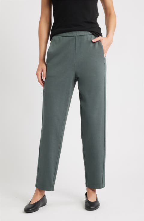 Slouch Organic Cotton Ankle Pants