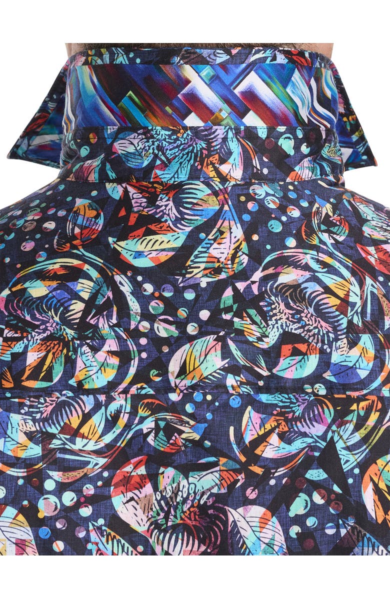 Robert Graham DXL Big & Tall Hemlock Sport Shirt, Alternate, color, Multi