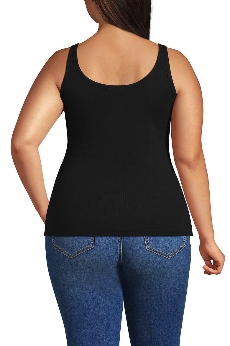 Micro Rib Go-To Layering Tank, Alternate, color, Black