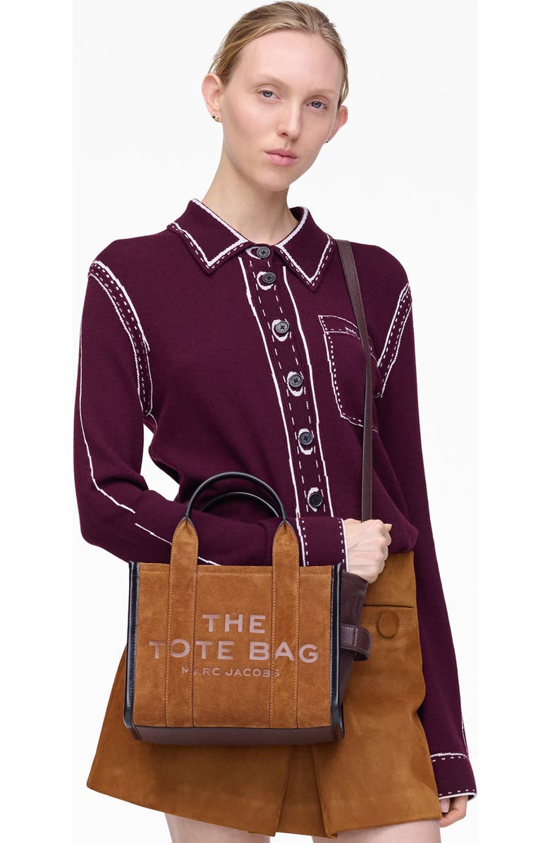 Marc Jacobs The Suede Small Tote, Alternate, color,
