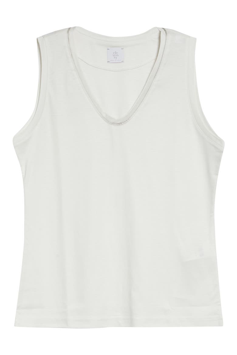 Trimmed Tank, Alternate, color, 00 IVORY