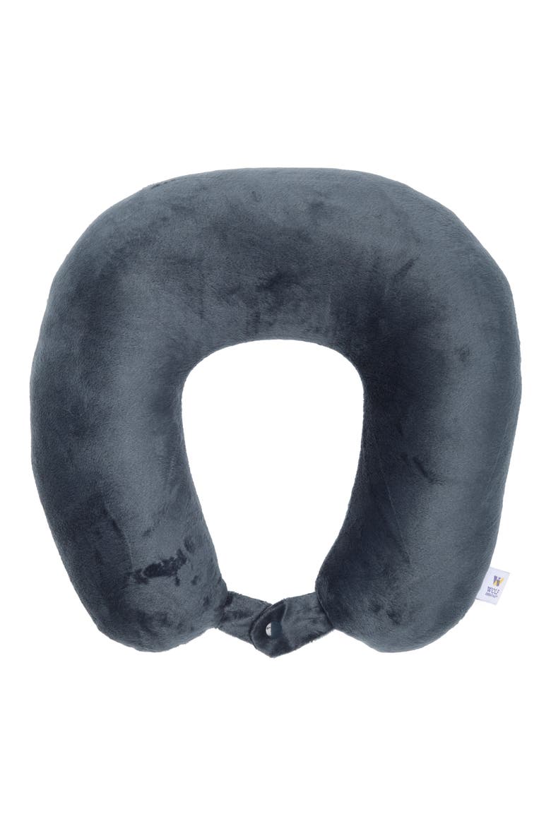 Oversize Neck Pillow, Main, color, CHARCOAL