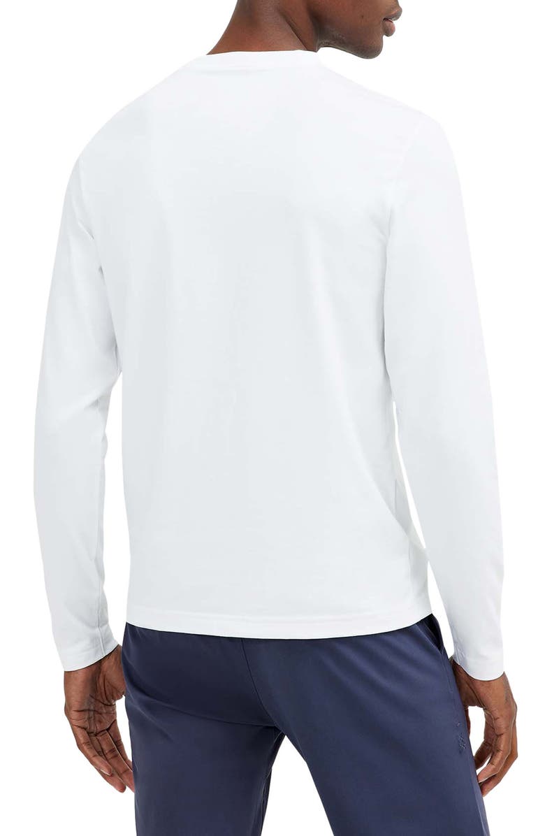 Rhone Element Long Sleeve Organic Cotton Blend T-Shirt, Alternate, color, Bright White