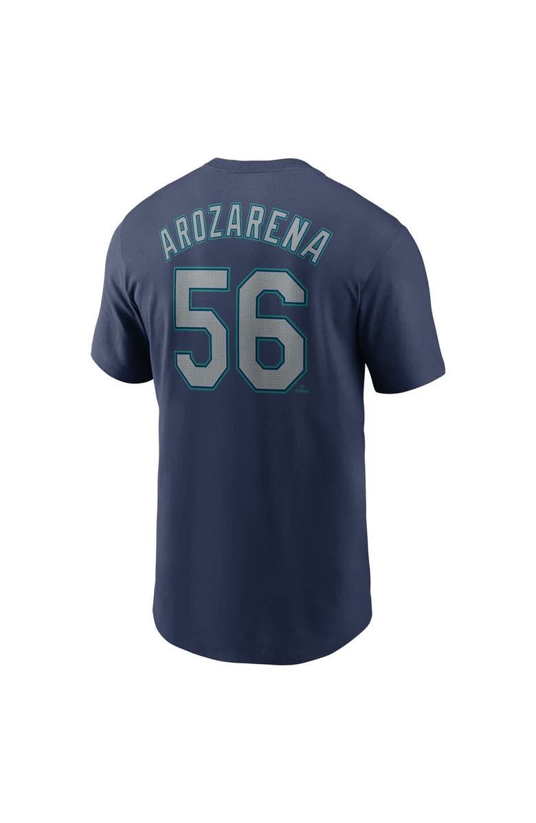 Nike Men's Nike Randy Arozarena Navy Seattle Mariners Fuse Name & Number T-Shirt, Alternate, color, Navy