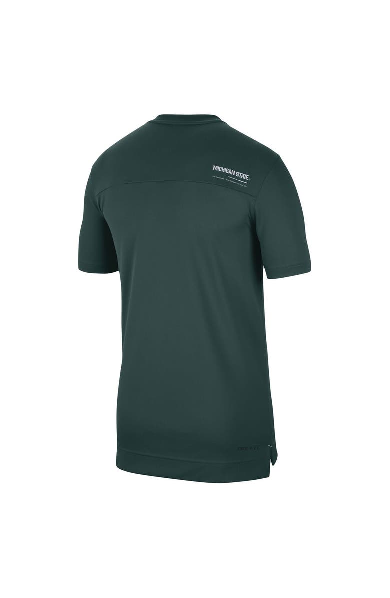 Nike Men's Nike Green Michigan State Spartans 2022 Coaches UV Performance T-Shirt, Alternate, color, Green
