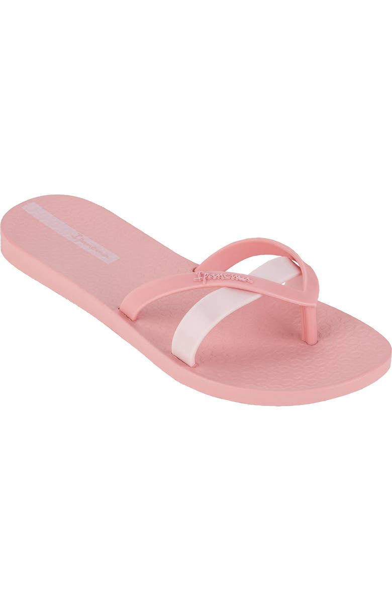 Ipanema 'Kirei Silk' Flip Flop, Main, color, Pink/ White