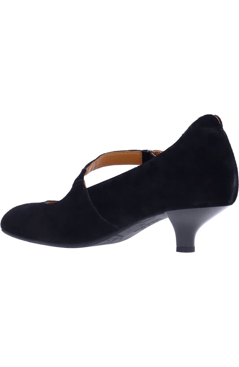 L'Amour des Pieds Kayva Asymmetric Kitten Heel Pump, Alternate, color, Black