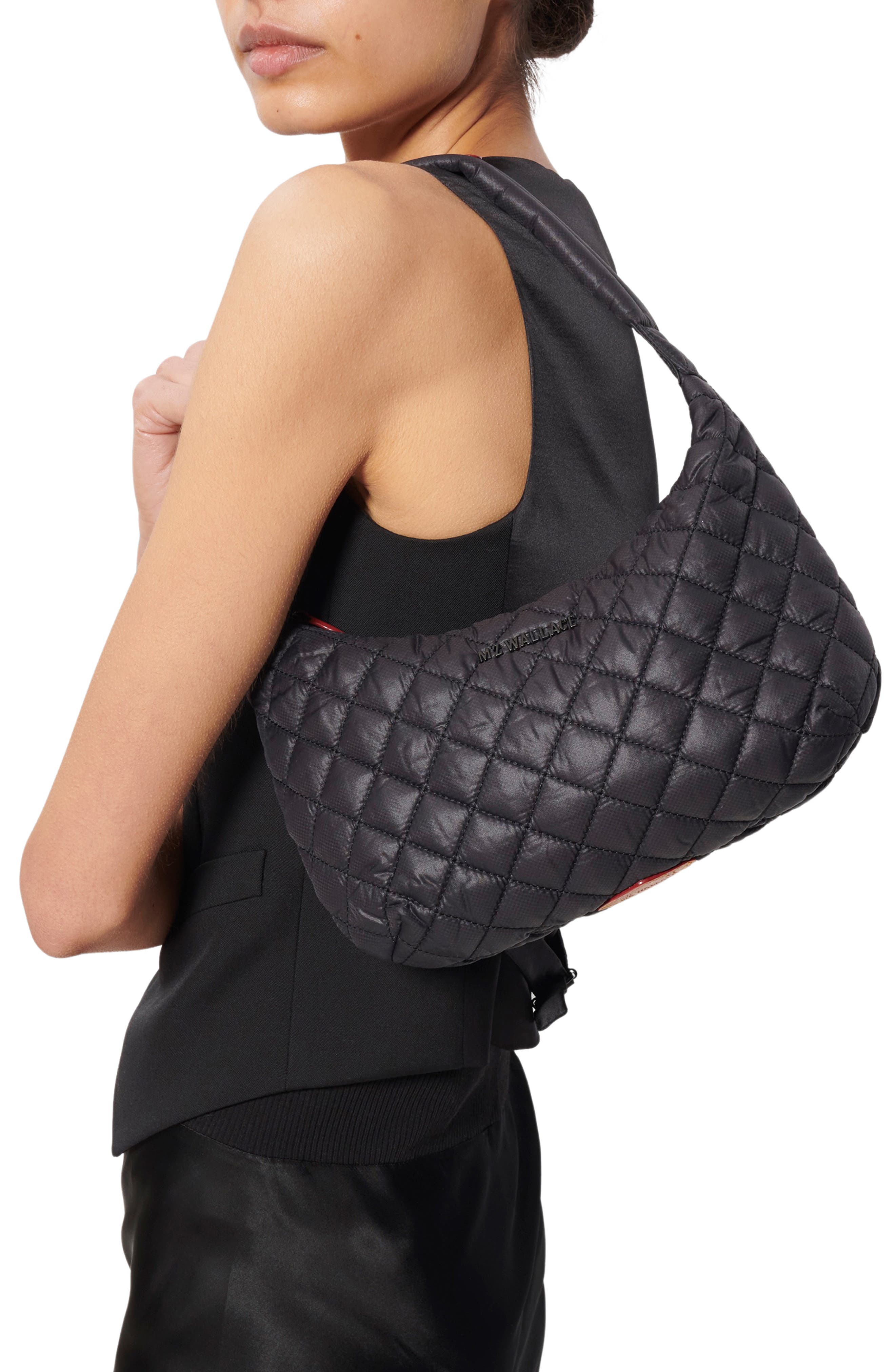 MZ Wallace Small Metro Shoulder Bag, Alternate, color, 