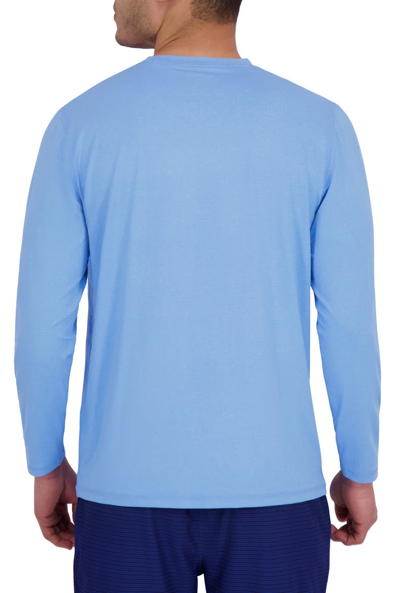Drop Needle Rashguard, Alternate, color, AZURE