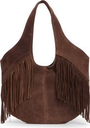 Lucky Brand Nyra Fringe Suede Tote Bag