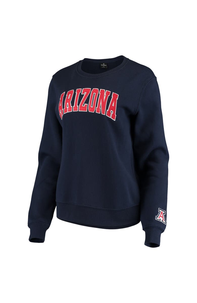 COLOSSEUM Women's Colosseum Navy Arizona Wildcats Campanile Pullover Sweatshirt, Alternate, color, Navy