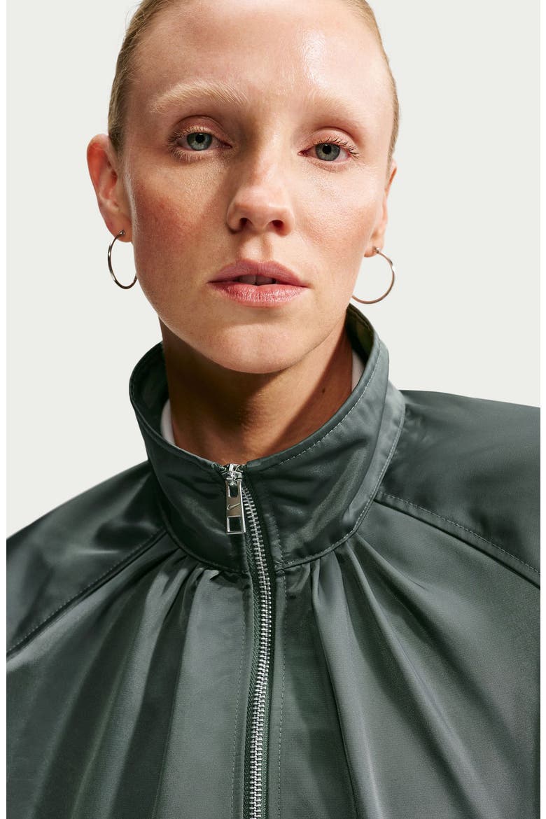 Satin Anorak, Alternate, color, 303 CMOGRN/ CMOGRN