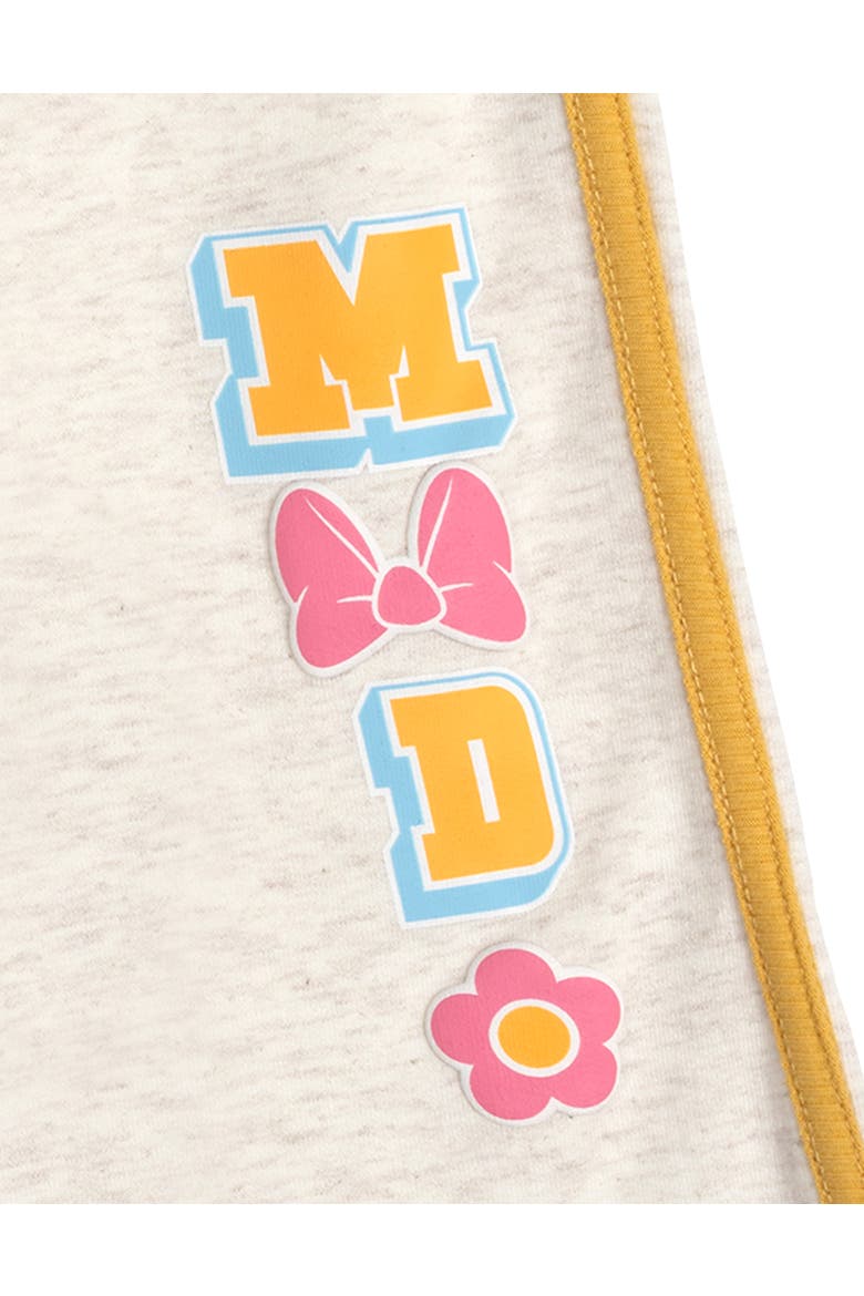 Minnie Mouse Varsity 2-Piece Tee and Pants Set, Alternate, color, Oatmeal Minnie Daisy