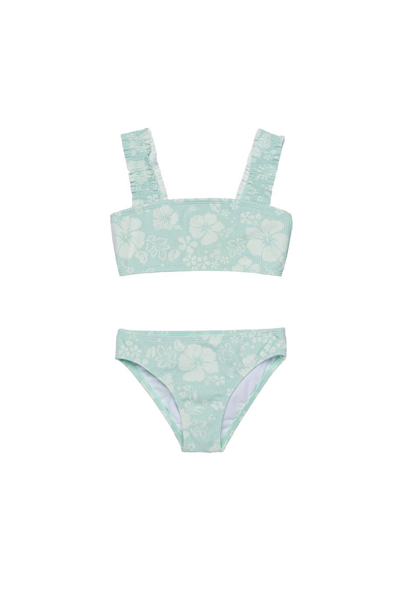 Gottex Kids California Dreams Textured Swim Set, Main, color, Green