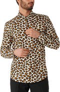 OppoSuits The Jag Trim Fit Button-Up Shirt