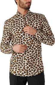 OppoSuits The Jag Trim Fit Button-Up Shirt