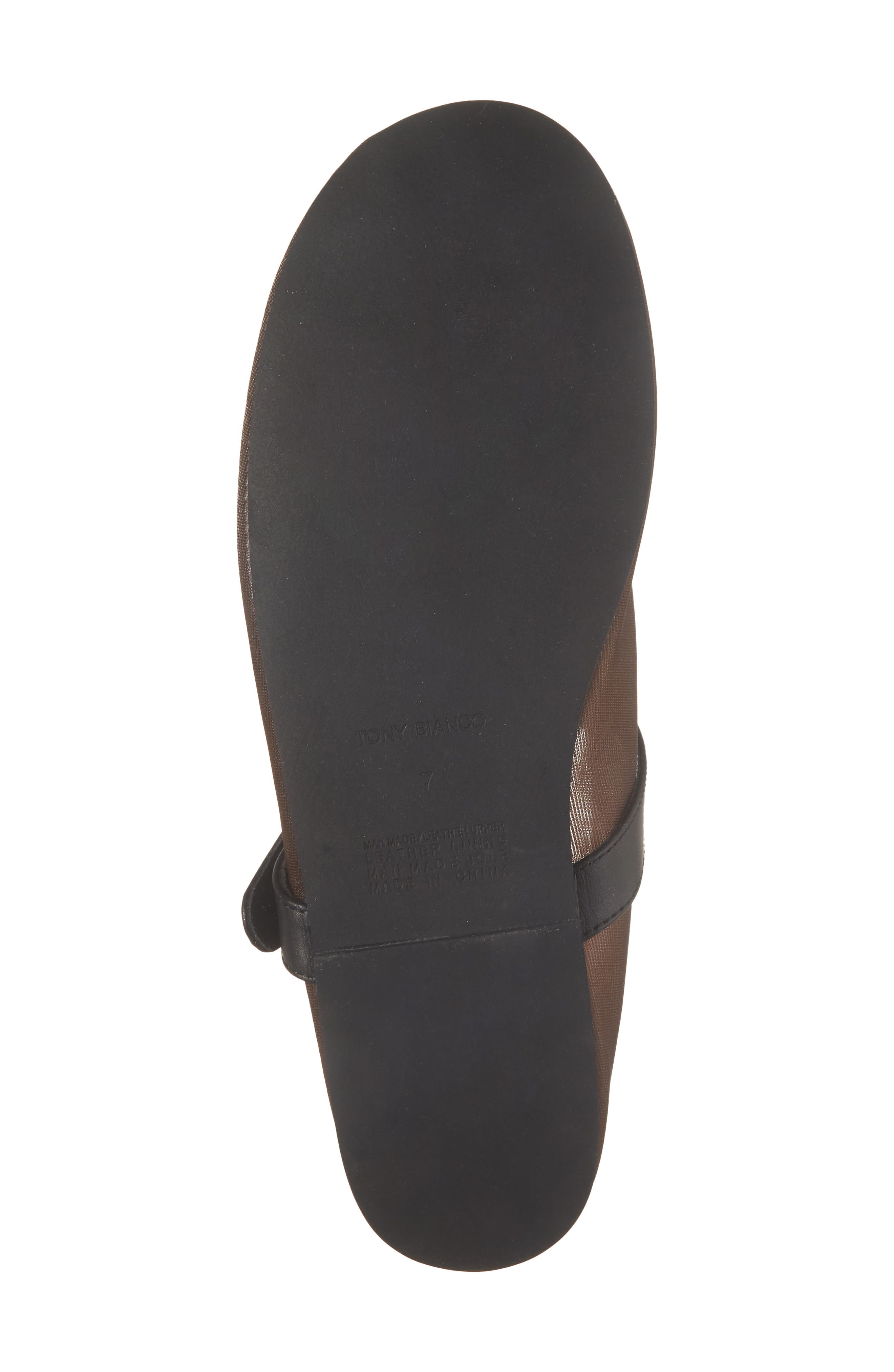 Tony Bianco Mimzy Mary Jane Flat, Alternate, color, Chocolate Netta