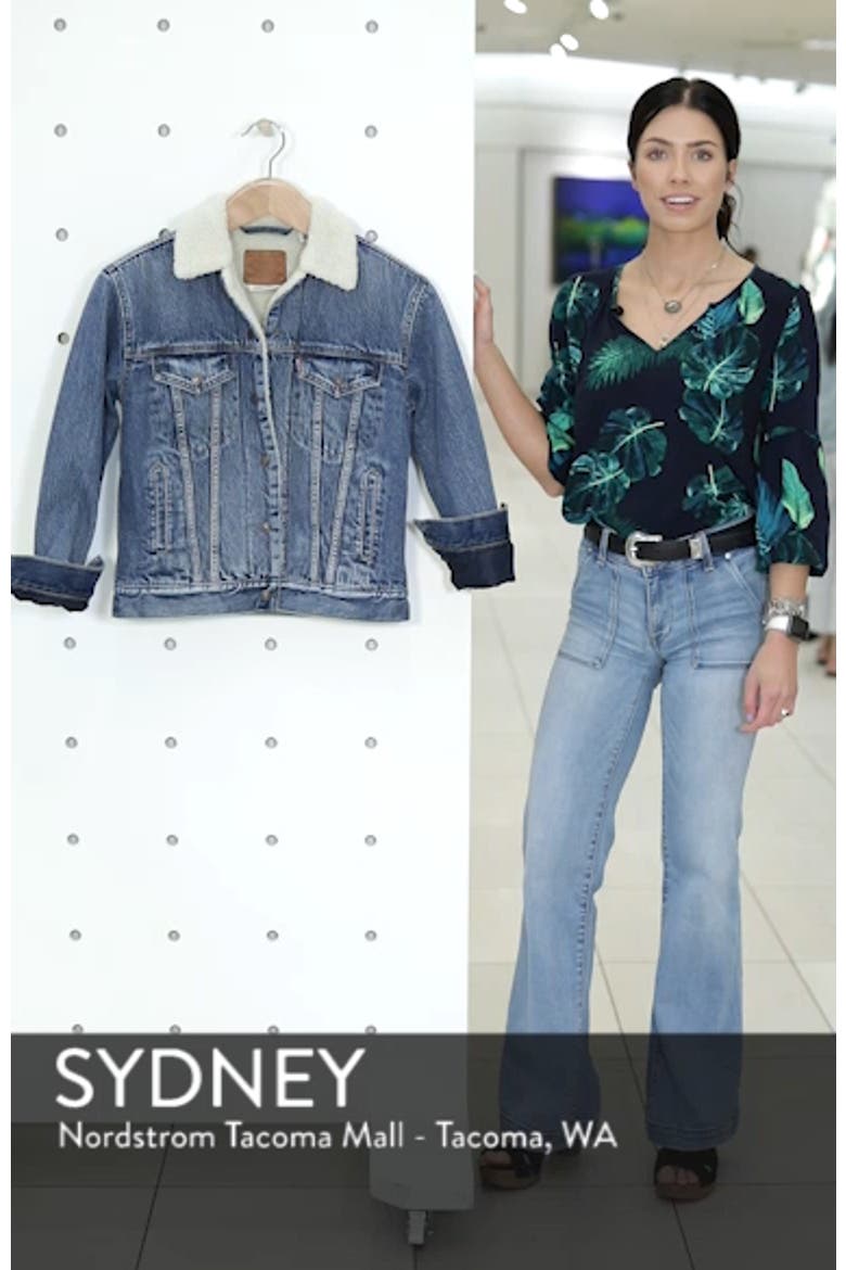 Levi's® Ex-Boyfriend Faux Fur Lined Denim Jacket video