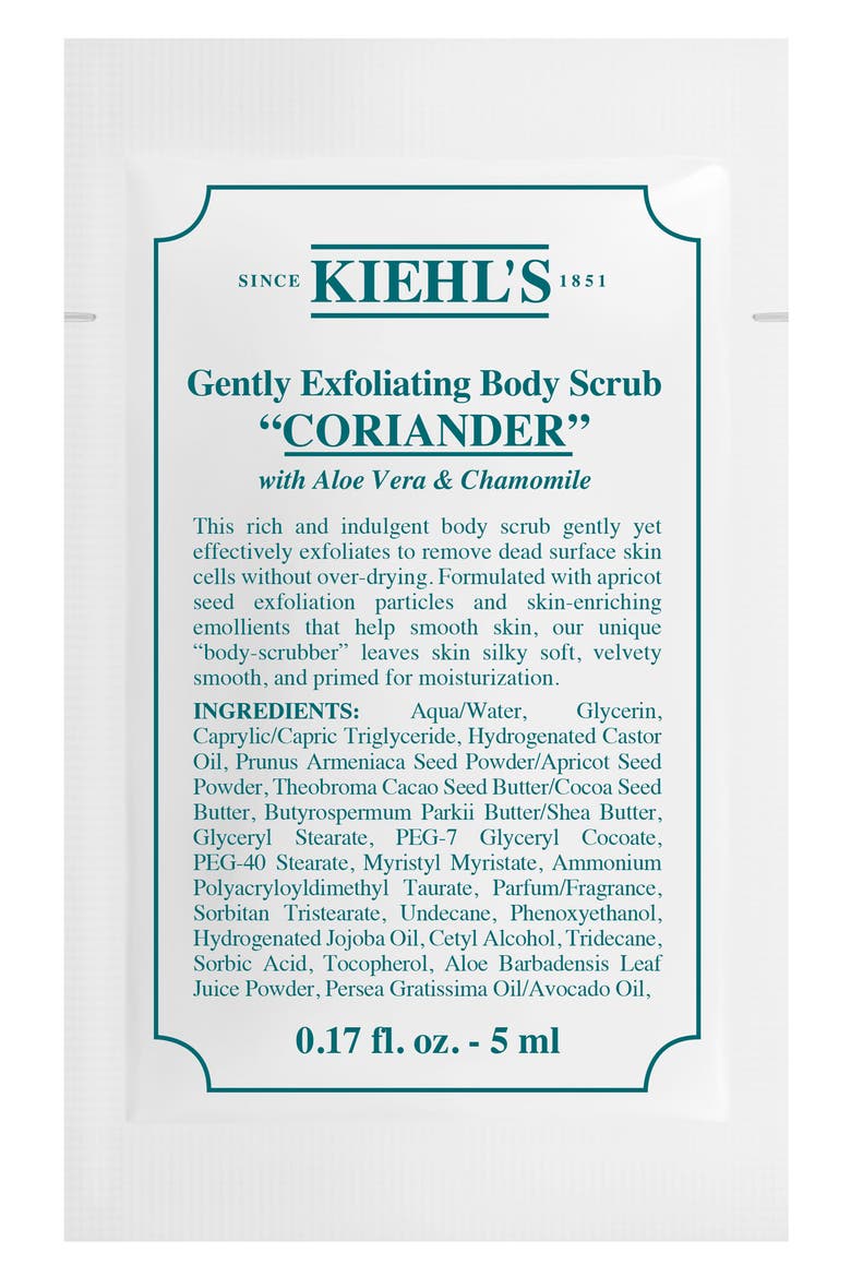 Gentle Exfoliating Body Scrub, Alternate, color, CORIANDER