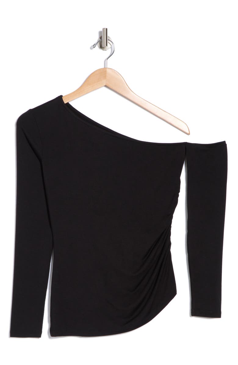 L'AGENCE Hattie One-Shoulder Long Sleeve Top, Alternate, color,