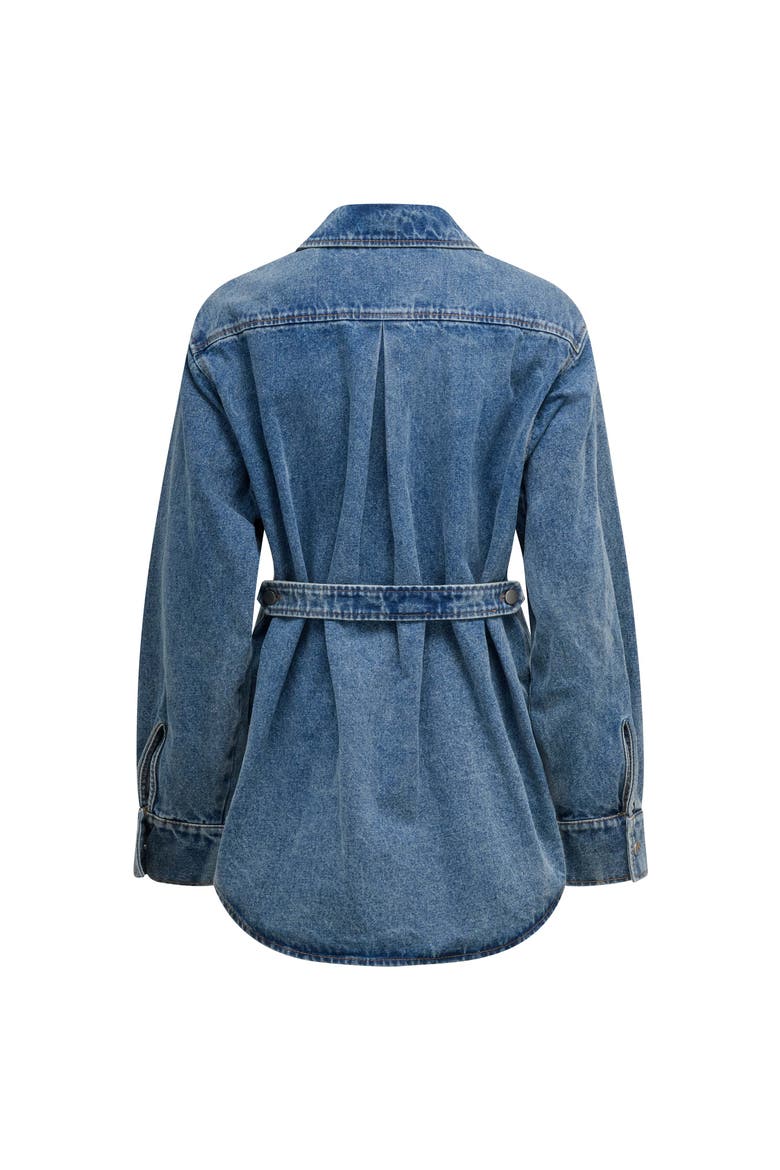 Xander Denim Shirt, Alternate, color, Denim