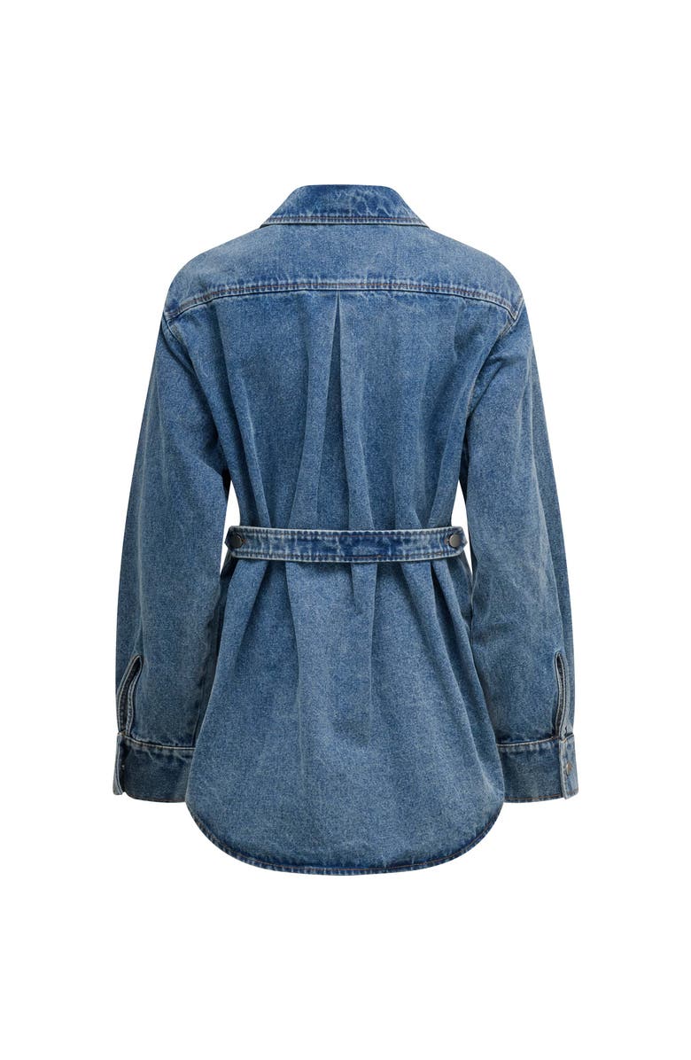 Portier Xander Denim Shirt, Alternate, color, Denim