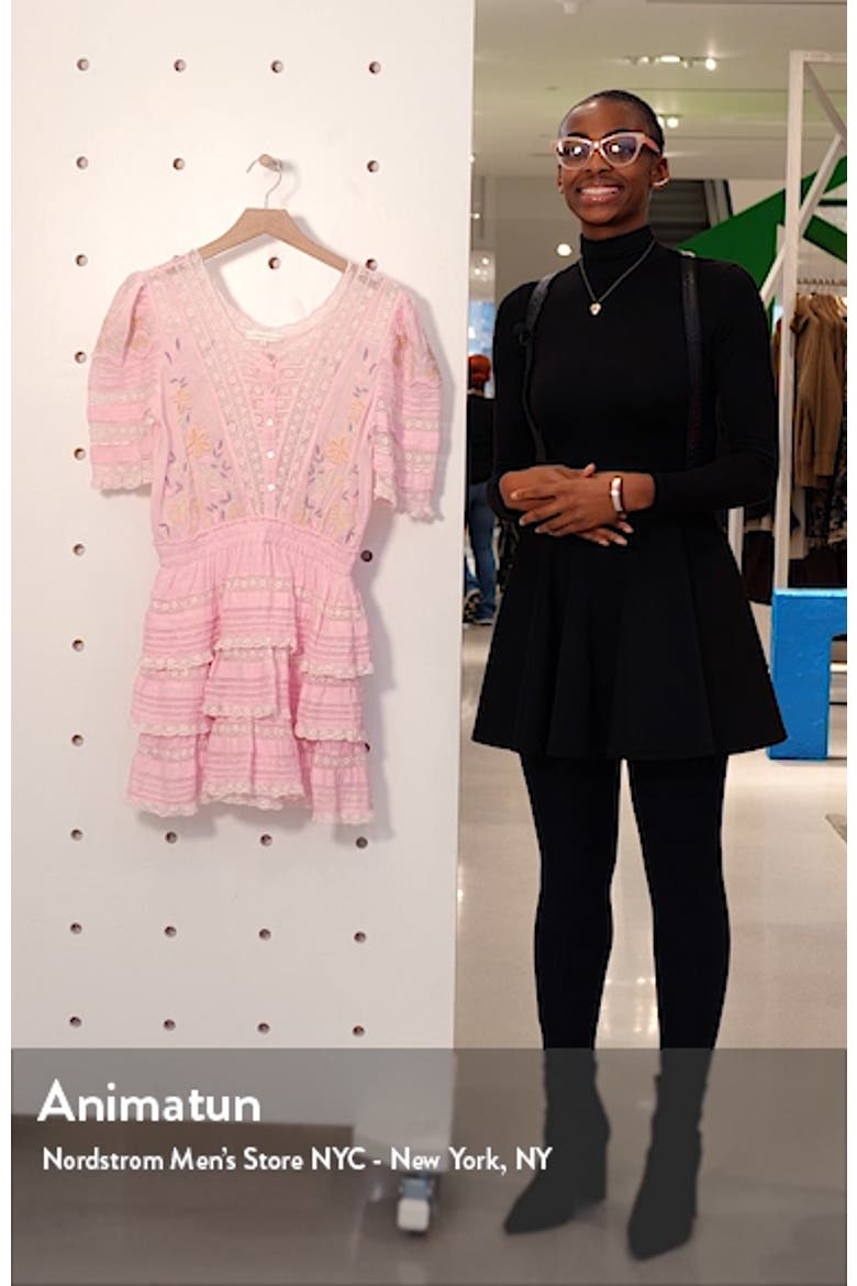 Quincy Tiered Minidress video