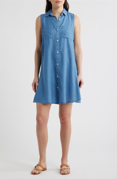 Danya Sleeveless Shirtdress