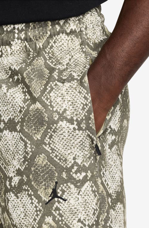 Nike Jordan Snake Print Dri-fit Fleece Sweatpants In Multi