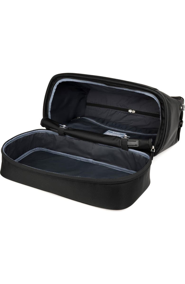 TRAVELPRO Platinum Elite Carry on Soft Travel Drop-Bottom Weekender Bag, Alternate, color, Black