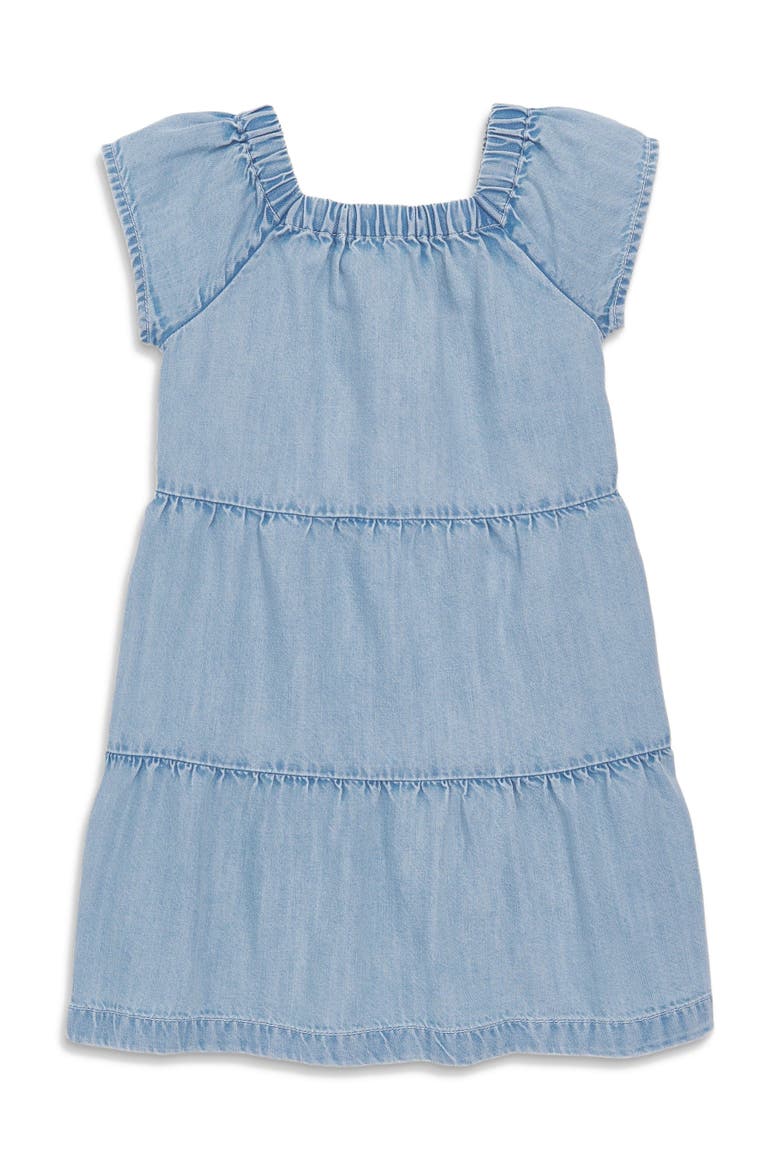 Kids Chambray Picnic Dress, Main, color, Classic Chambray