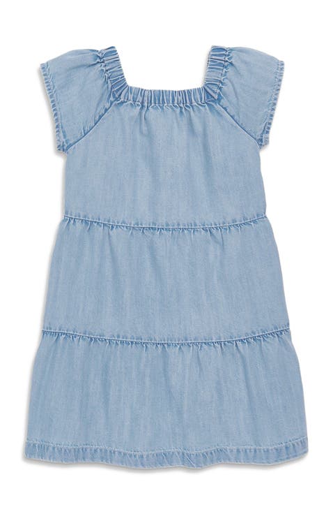 Kids Chambray Picnic Dress (Toddler, Little Kid, Big Kid)