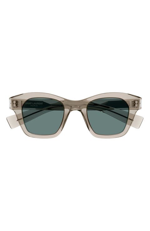 47mm Small Rectangular Sunglasses