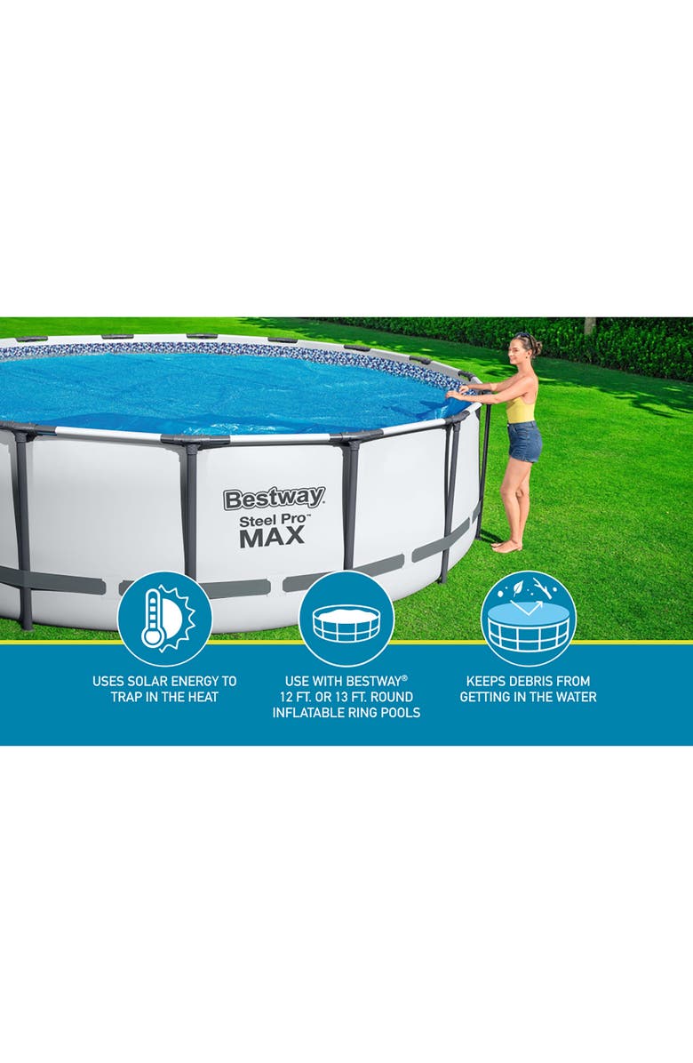 Flowclear Bestway Flowclear Solar Pool Cover, 12 Ft., Alternate, color, 