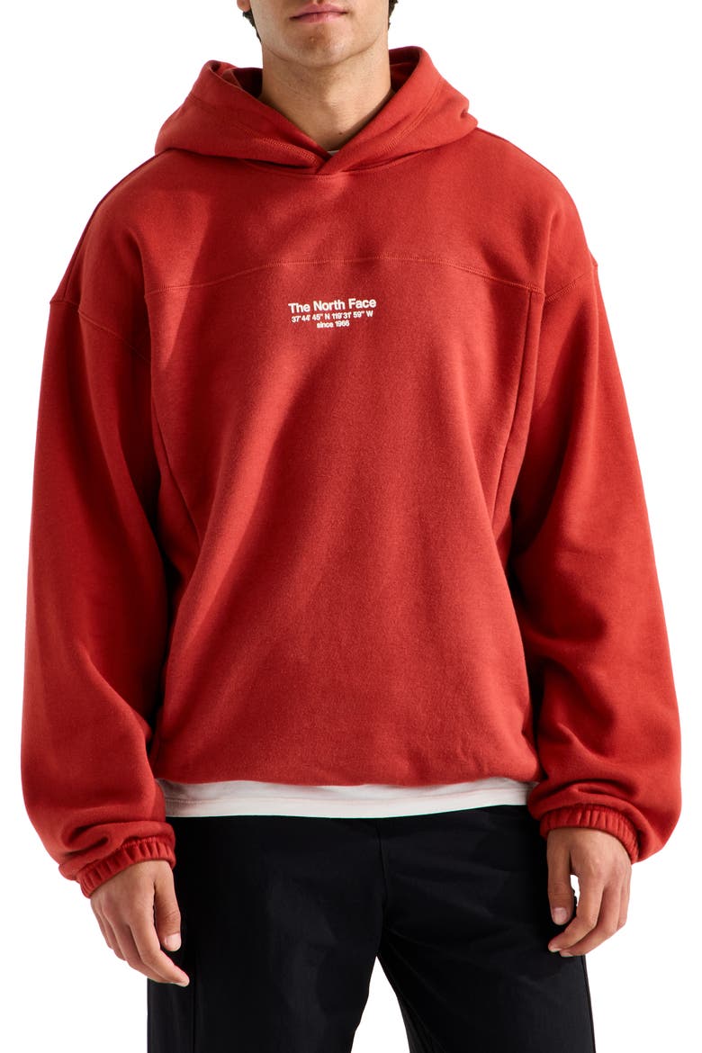 Places We Love - Aconcauga Pullover Hoodie, Main, color, IRON CLAY