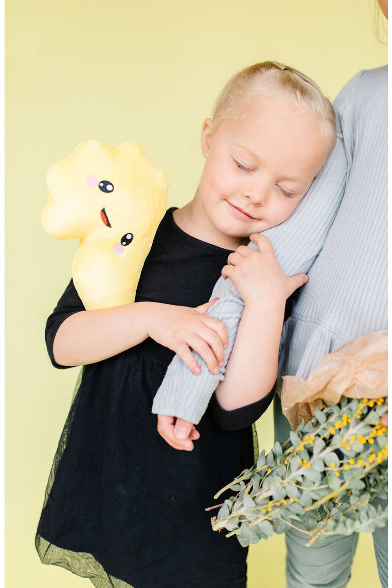 Pancreas Plushie Organ, Alternate, color, Bright Yellow