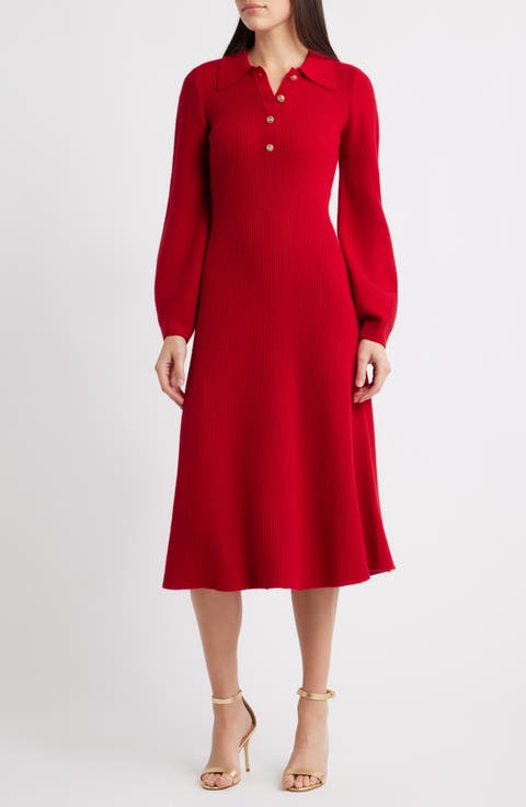 The Shawna Long Sleeve Cashmere Dress
